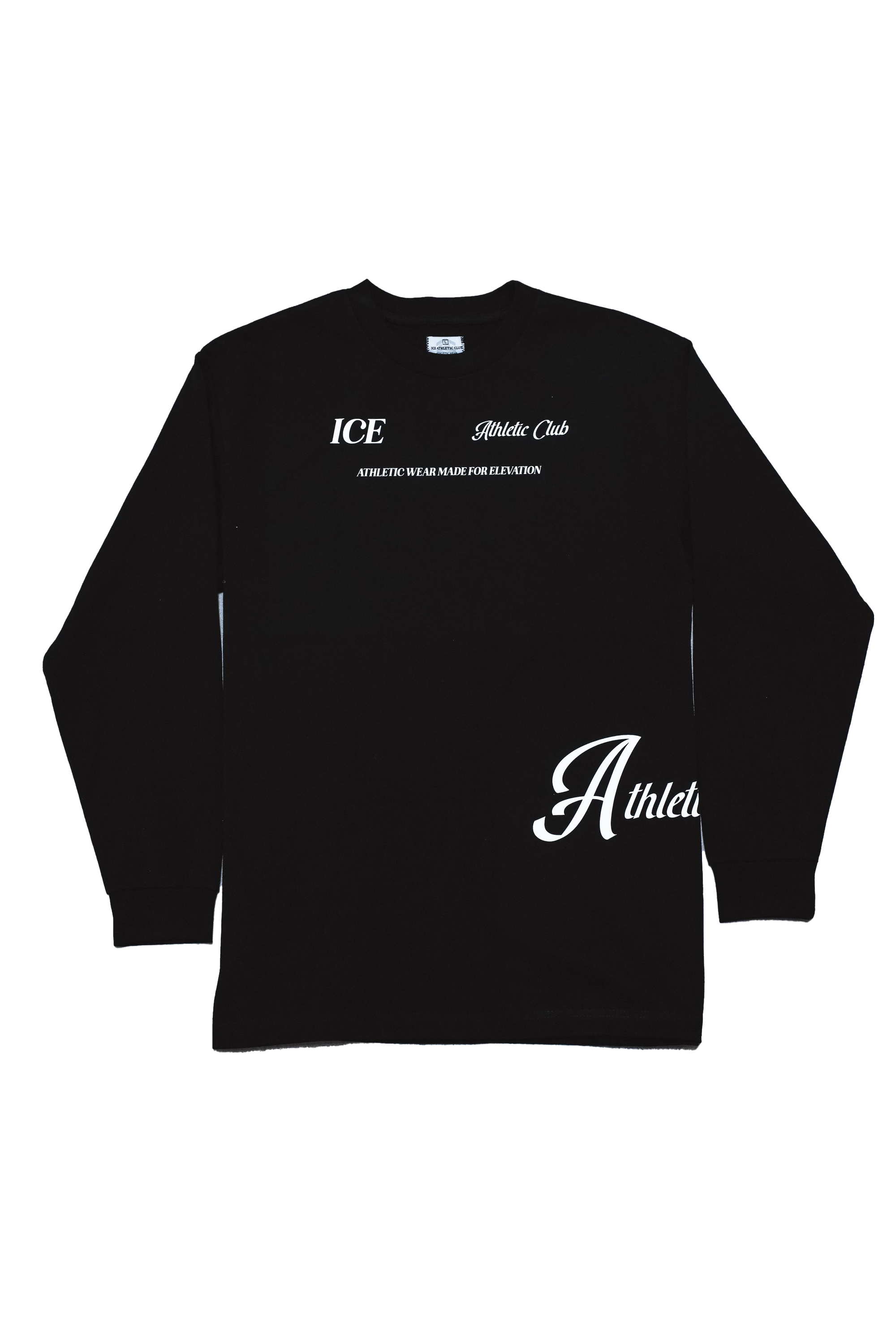 THE ATHLETIC CLUB LONG SLEEVE  - BLACK