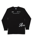 THE ATHLETIC CLUB LONG SLEEVE  - BLACK